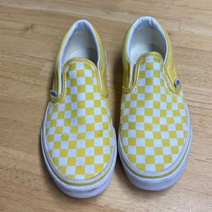 Yellow vans. Us kids 5.5